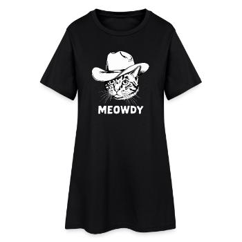 Miaou Chat - Robe T-shirt Femme - noir - Devant