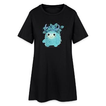 Mignon Blueberry Monster – Fruité et épicé - Robe T-shirt Femme - noir - Devant