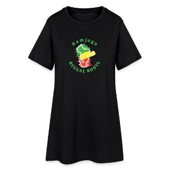 Mayotte_54 - Robe T-shirt Femme - noir - Devant