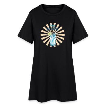 Profitez de Tin Gonic - Robe T-shirt Femme - noir - Devant