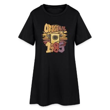 original 1985 Kasettenplayer 41 Jahre Geburtstag - Frauen T-Shirt-Kleid - Schwarz - Vorne