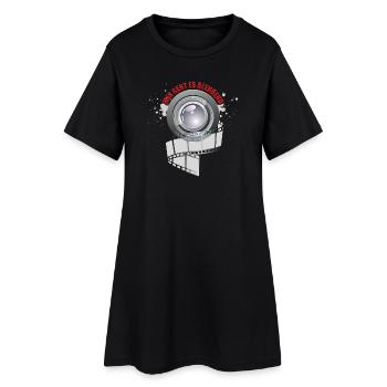 Mir geht es blendend - Frauen T-Shirt-Kleid - Schwarz - Vorne