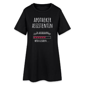 Apothekerassistentin Ausbildung Beruf Geschenk - Frauen T-Shirt-Kleid - Schwarz - Vorne