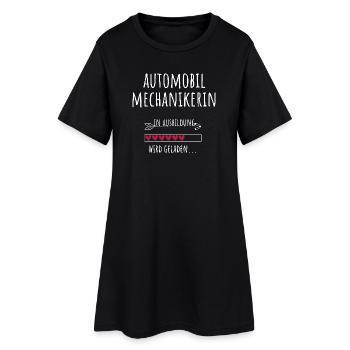 Automobilmechanikerin Ausbildung Beruf Geschenk - Frauen T-Shirt-Kleid - Schwarz - Vorne