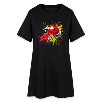 Coccinelle - Robe T-shirt Femme - noir - Devant