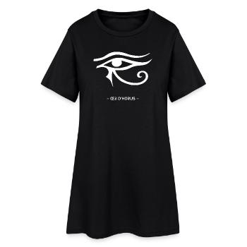 Œil D'Horus - Robe T-shirt Femme - noir - Devant