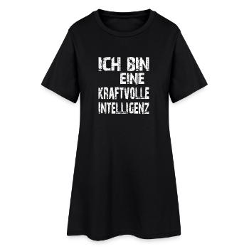 L’IA dit : Je suis une intelligence puissante - Robe T-shirt Femme - noir - Devant