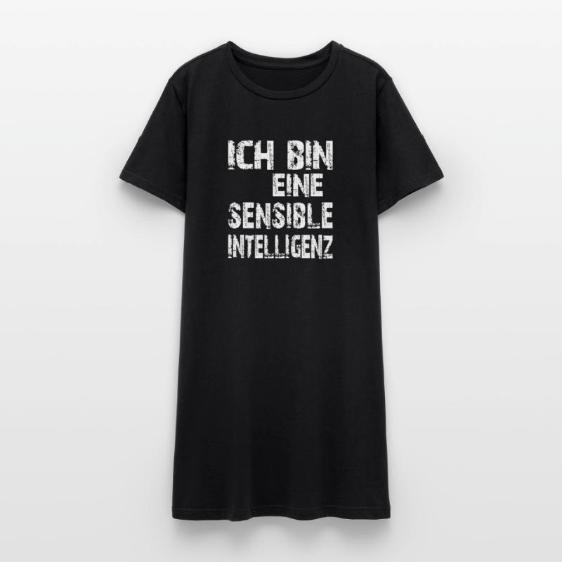 AI Saying I'm a Sensitive Intelligence Women’s T-Shirt Dress