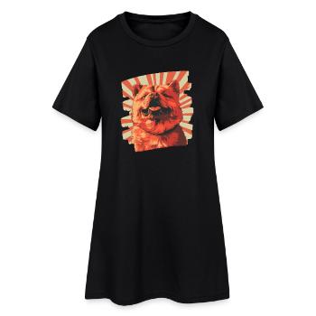 Chow Chow - Robe T-shirt Femme - noir - Devant