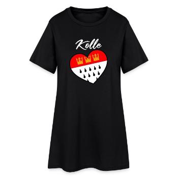 Cologne Carnaval de Cologne Alaaf Kölner Kölsch Veedel - Robe T-shirt Femme - noir - Devant