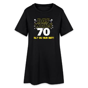 70th Birthday , Birthday Gift - Women’s T-Shirt Dress - black - Front