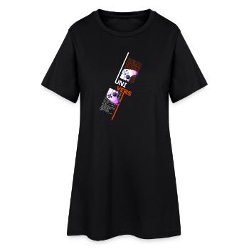 Univers Jeux Fusion Contrôleurs - Robe T-shirt Femme - noir - Devant