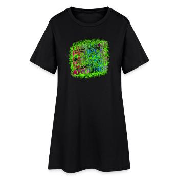 Je ne déteste pas les gens - Robe T-shirt Femme - noir - Devant