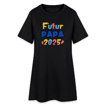 Futur Papa 2025 - Robe T-shirt Femme - noir - Devant