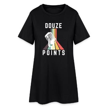 Concours Eurovision de la chanson Douze Points - Robe T-shirt Femme - noir - Devant