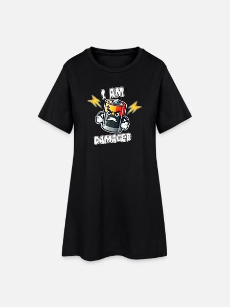 Profondeur émotionnelle, conscience de soi, acceptation - Robe T-shirt Femme - noir