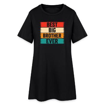 Le meilleur Big Brother de tous les temps ! Meilleur Big Brother de tous les temps - Robe T-shirt Femme - noir - Devant
