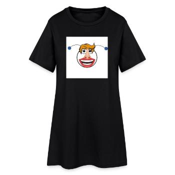 The Funny Guy - Women’s T-Shirt Dress - black - Front
