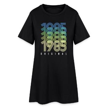 Anneaux Année Concentrique 1965 2015 - Robe T-shirt Femme - noir - Devant