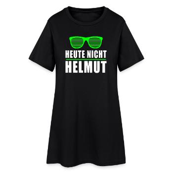 Helmut Sonnenbrille Mallorca - Frauen T-Shirt-Kleid - Schwarz - Vorne