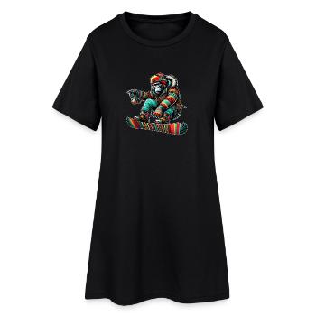 Gorilla Snowboard – King of the Mountain - Women’s T-Shirt Dress - black - Front