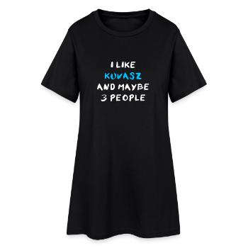 Kuvasz - Robe T-shirt Femme - noir - Devant