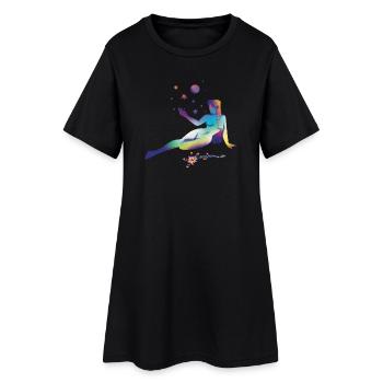 Cosmic Dreams Silhouette - Women’s T-Shirt Dress - black - Front