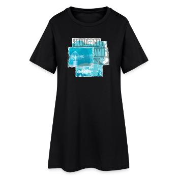 Mallorca Love - Robe T-shirt Femme - noir - Devant