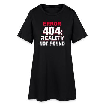 Error: Reality not found - Women’s T-Shirt Dress - black - Front