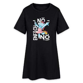 Nö Einfach Nö Lustig Spruch Ironie Arbeit Sprüche - Frauen T-Shirt-Kleid - Schwarz - Vorne