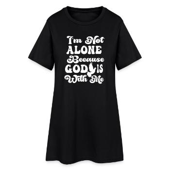 Im Not Alone - Women’s T-Shirt Dress - black - Front