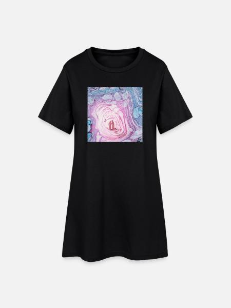 Lieu mystique - Robe T-shirt Femme - noir