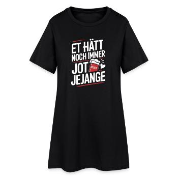Et Hätt Noch Immer Jot Jejange Kölsch Köln Kölner - Frauen T-Shirt-Kleid - Schwarz - Vorne