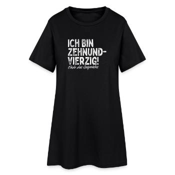 Ich bin Zehnundvierzig Geschenk Für 50. Geburtstag - Frauen T-Shirt-Kleid - Schwarz - Vorne