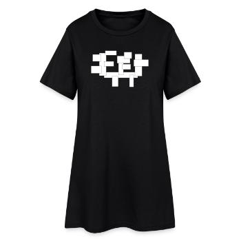 rectangles just squares in composition - Women’s T-Shirt Dress - black - Front