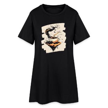 Café Café Amateurs de café - Robe T-shirt Femme - noir - Devant