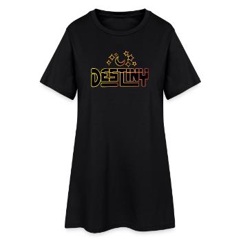 DESTINY - Women’s T-Shirt Dress - black - Front