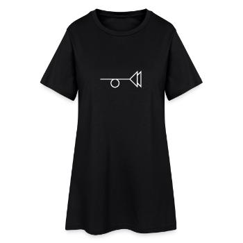 Trystero - Robe T-shirt Femme - noir - Devant