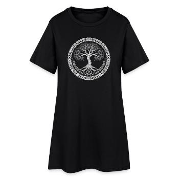 Yggdrasil Tree of Life - Women’s T-Shirt Dress - black - Front