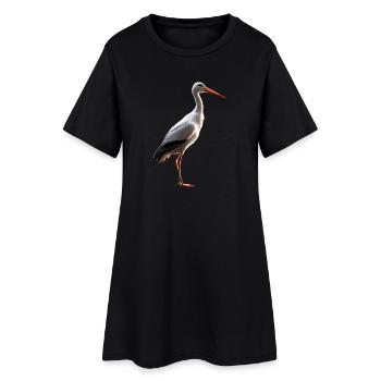 Amoureux des cigognes Cigognes blanches Cigognes géantes Cigognes - Robe T-shirt Femme - noir - Devant