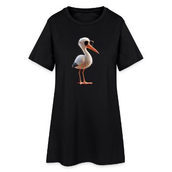 Amoureux des cigognes Cigognes blanches Cigognes géantes Cigognes - Robe T-shirt Femme - noir - Devant