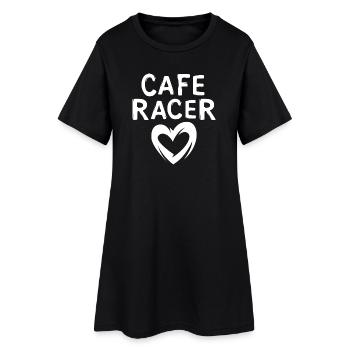 caferacer Liebe - Mythe du cœur pour les amis de la mobylette - Robe T-shirt Femme - noir - Devant