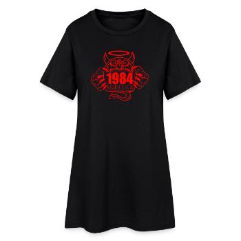 1984 - Robe T-shirt Femme - noir - Devant