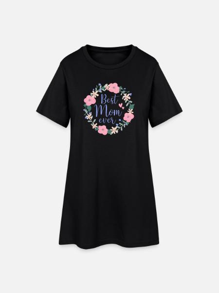 Meilleure maman de tous les temps - Violet - Robe T-shirt Femme - noir