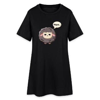 Black Sheep - Nope - Women’s T-Shirt Dress - black - Front
