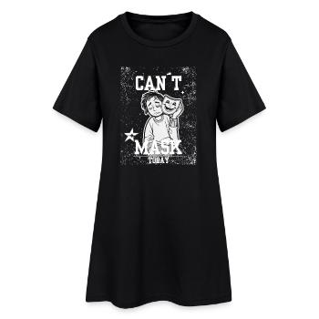 Impossible de masquer aujourd’hui – Drain d’énergie neurodivergente - Robe T-shirt Femme - noir - Devant