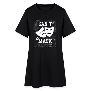 Impossible de masquer aujourd’hui – Drain d’énergie neurodivergente - Robe T-shirt Femme - noir - Devant