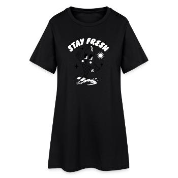 T-shirt à thème Soleil Stay Fresh - Robe T-shirt Femme - noir - Devant