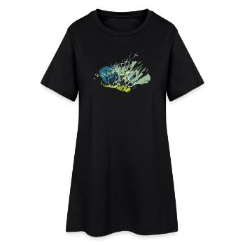 Rickel's Design: Cyclists 2025 - Women’s T-Shirt Dress - black - Front