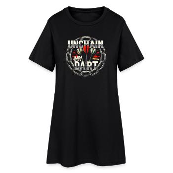 Fléchettes Chemise déchaîner ma pince - Robe T-shirt Femme - noir - Devant